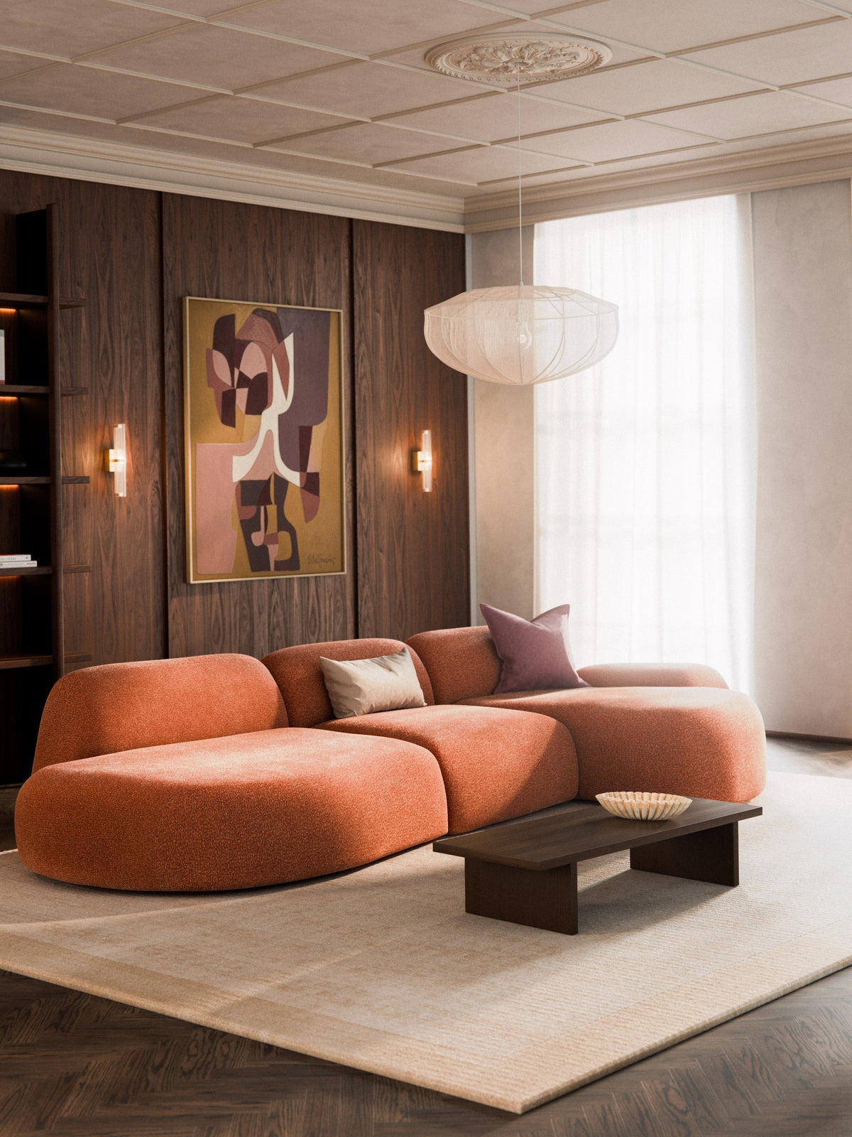 Wolkrath Modular Corner Sofa (4-Seater) with Chaise Longue