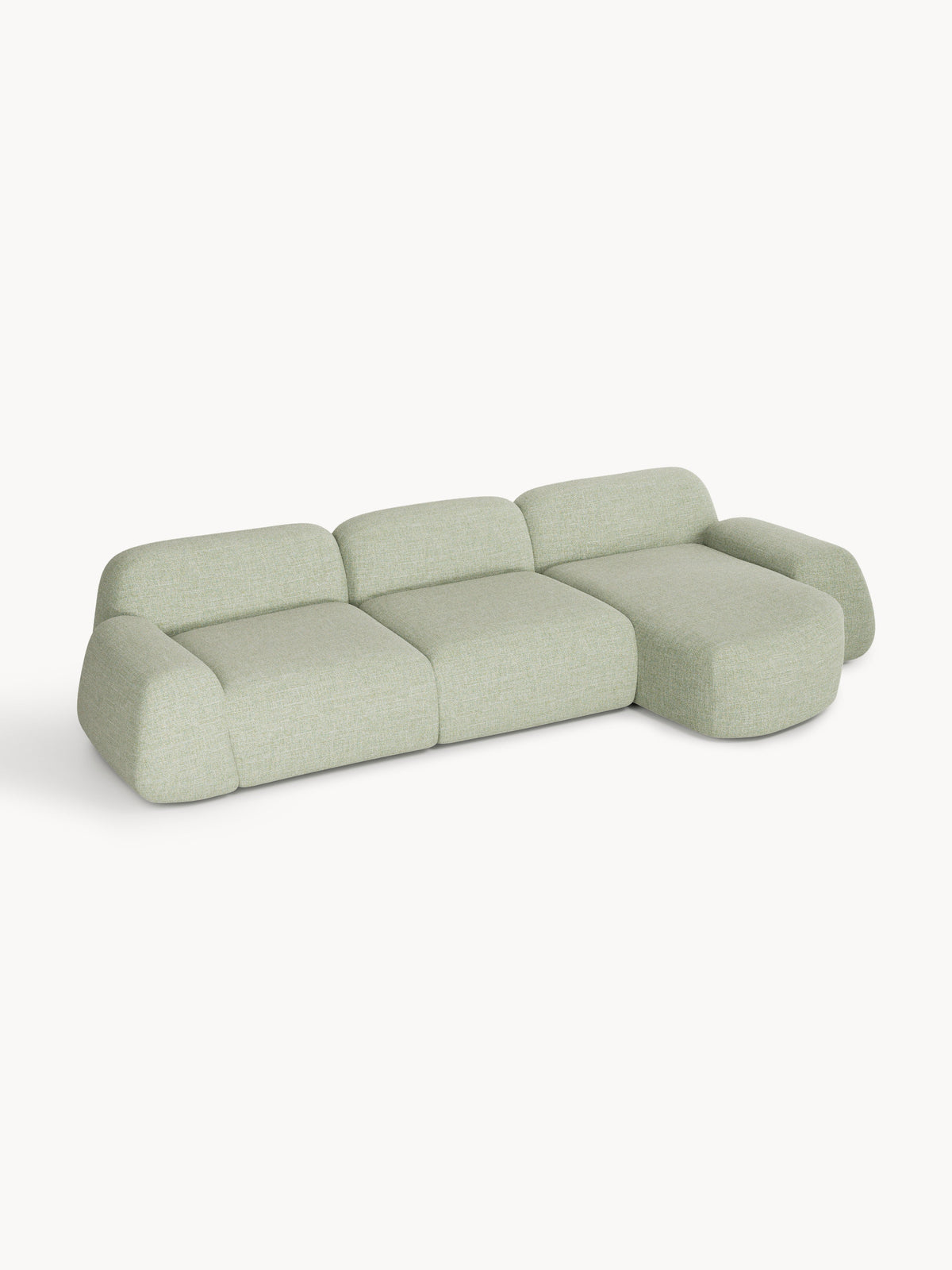 Wolkrath Modular Corner Sofa in Bouclé (4-Seater)