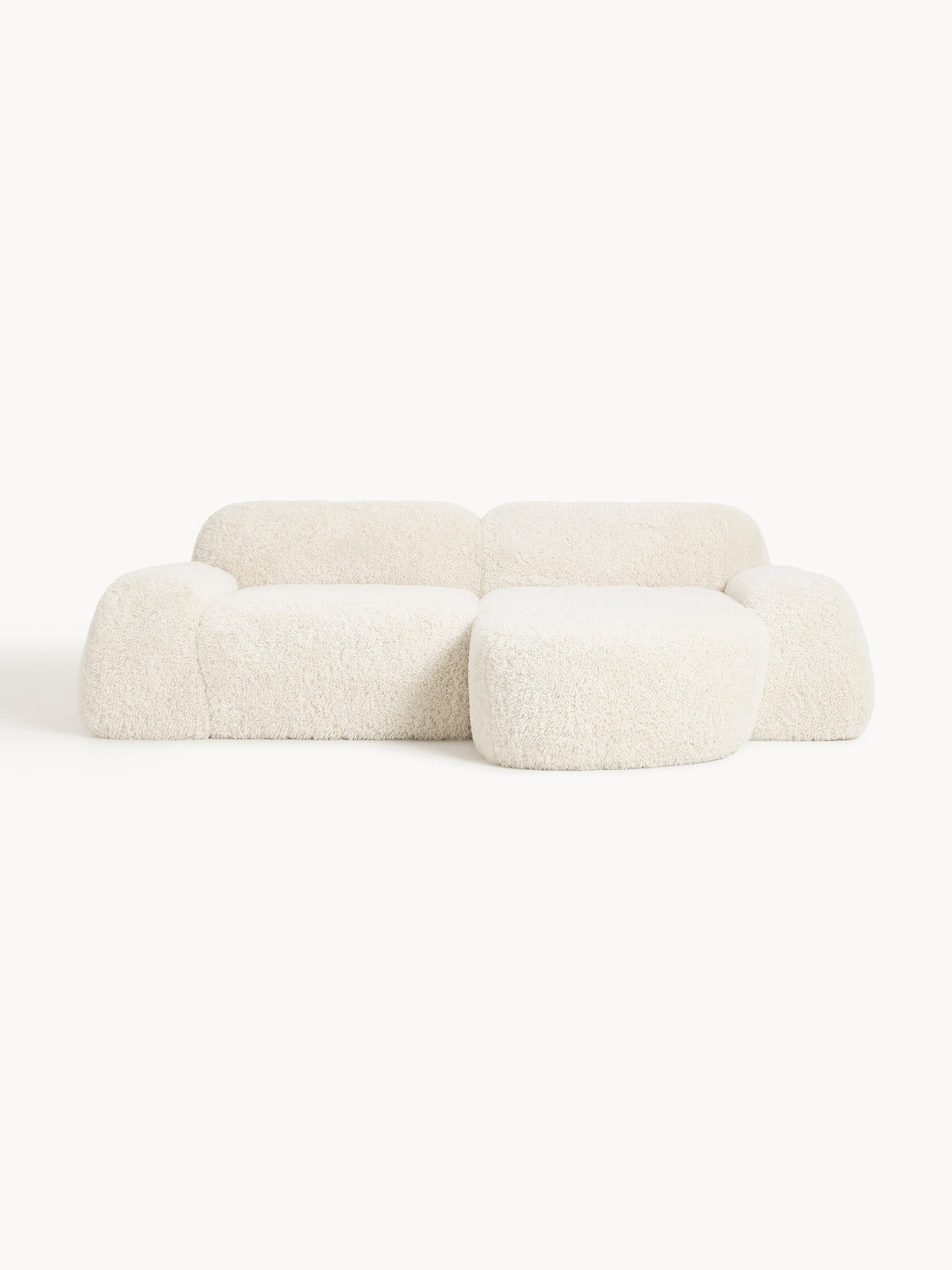 Wolkrath Modular Corner Sofa in Teddy, 3-Seater