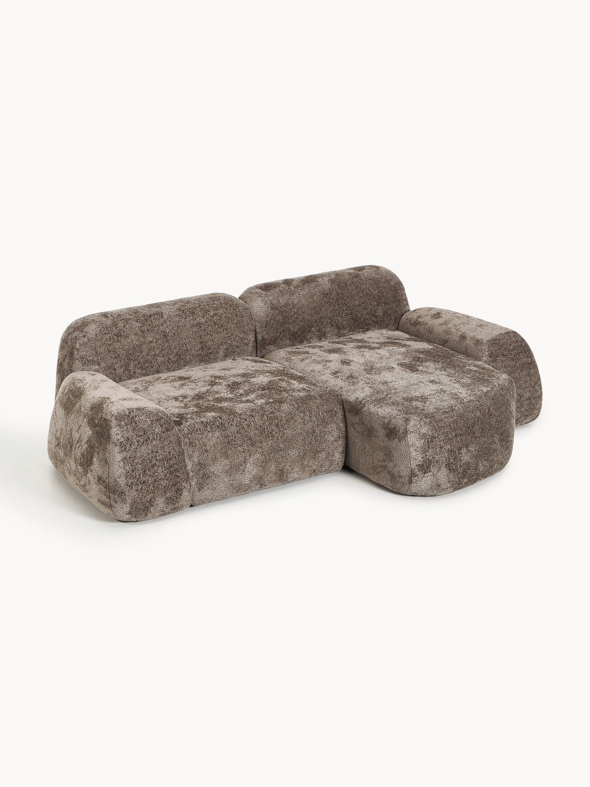 Wolkrath Modular Corner Sofa in Teddy Bouclé (3-Seater)