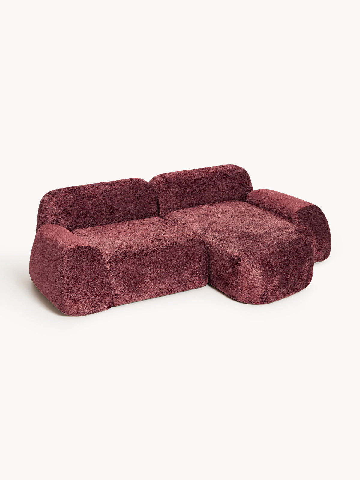 Wolkrath Modular Corner Sofa in Teddy Bouclé (3-Seater)