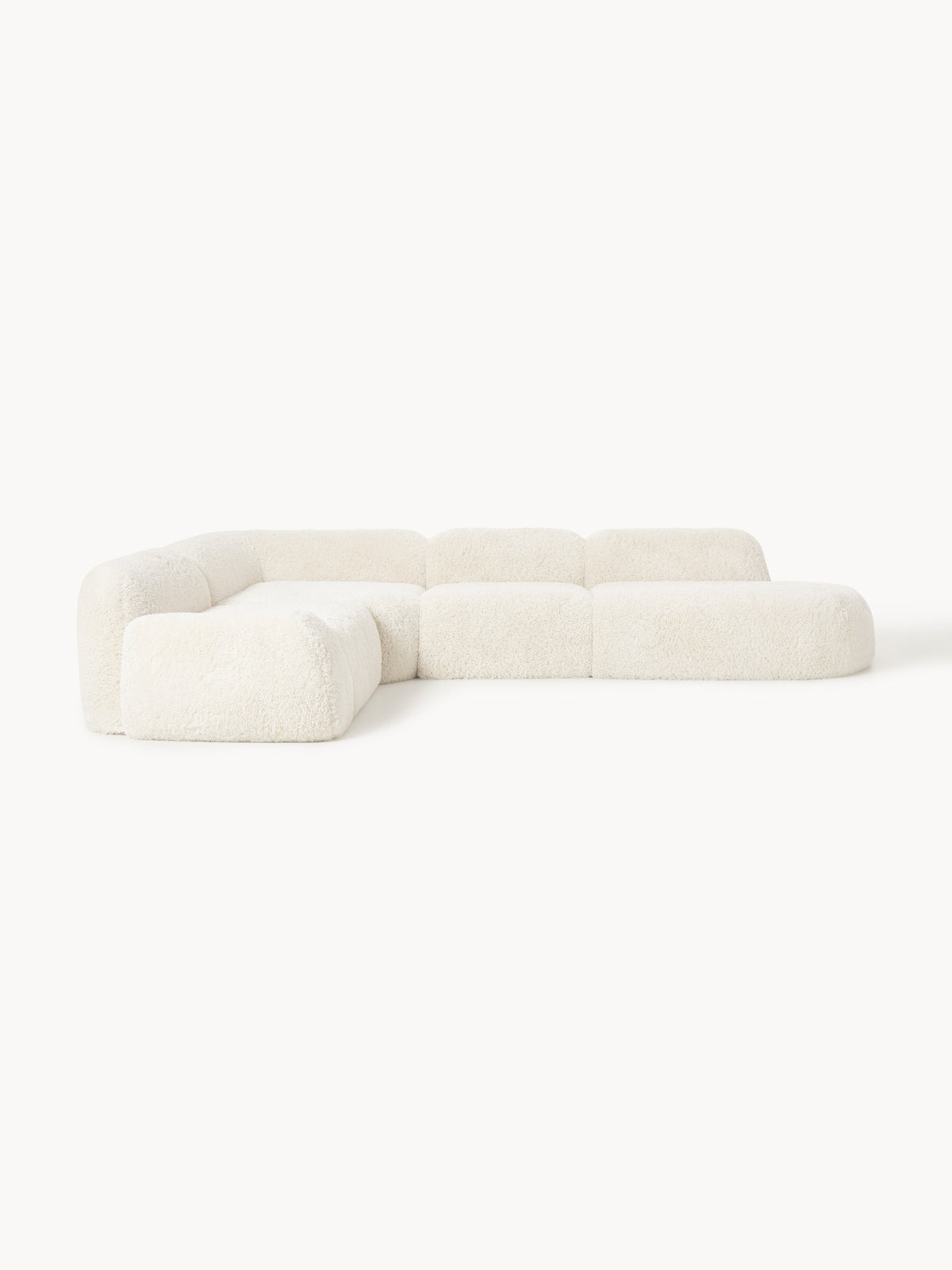 Wolkrath Modular XL Teddy Corner Sofa with Chaise Longue