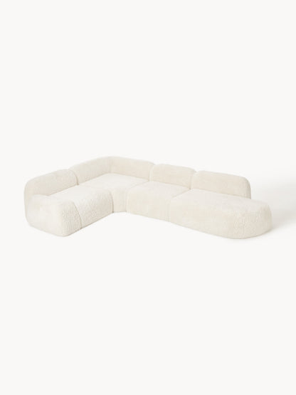 Wolkrath Modular XL Teddy Corner Sofa with Chaise Longue