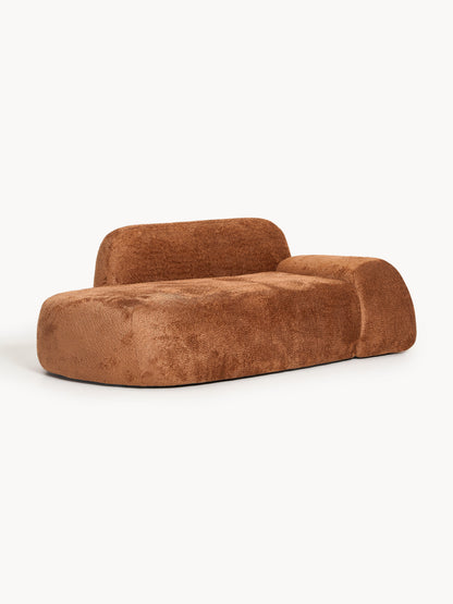 Wolkrath Teddy Bouclé Sofa (2-Seater) with Chaise Longue