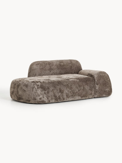 Wolkrath Teddy Bouclé Sofa (2-Seater) with Chaise Longue