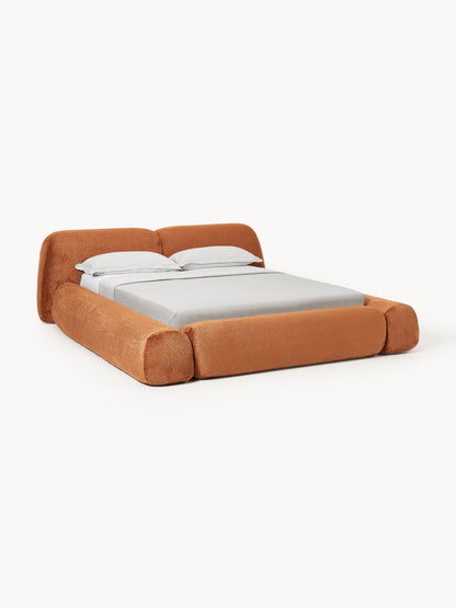 Wolkrath Teddy Bouclé Upholstered Bed