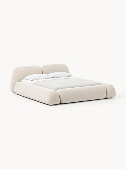 Wolkrath Upholstered Bed, Bouclé