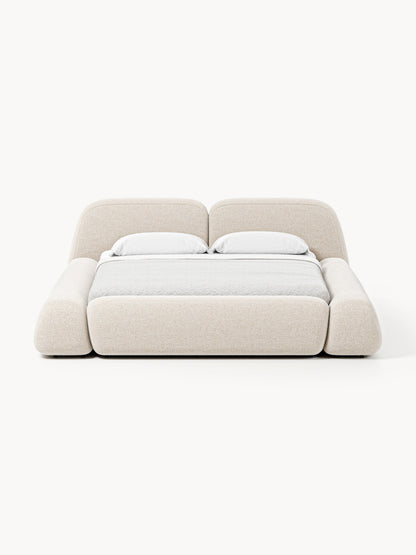 Wolkrath Upholstered Bed, Bouclé