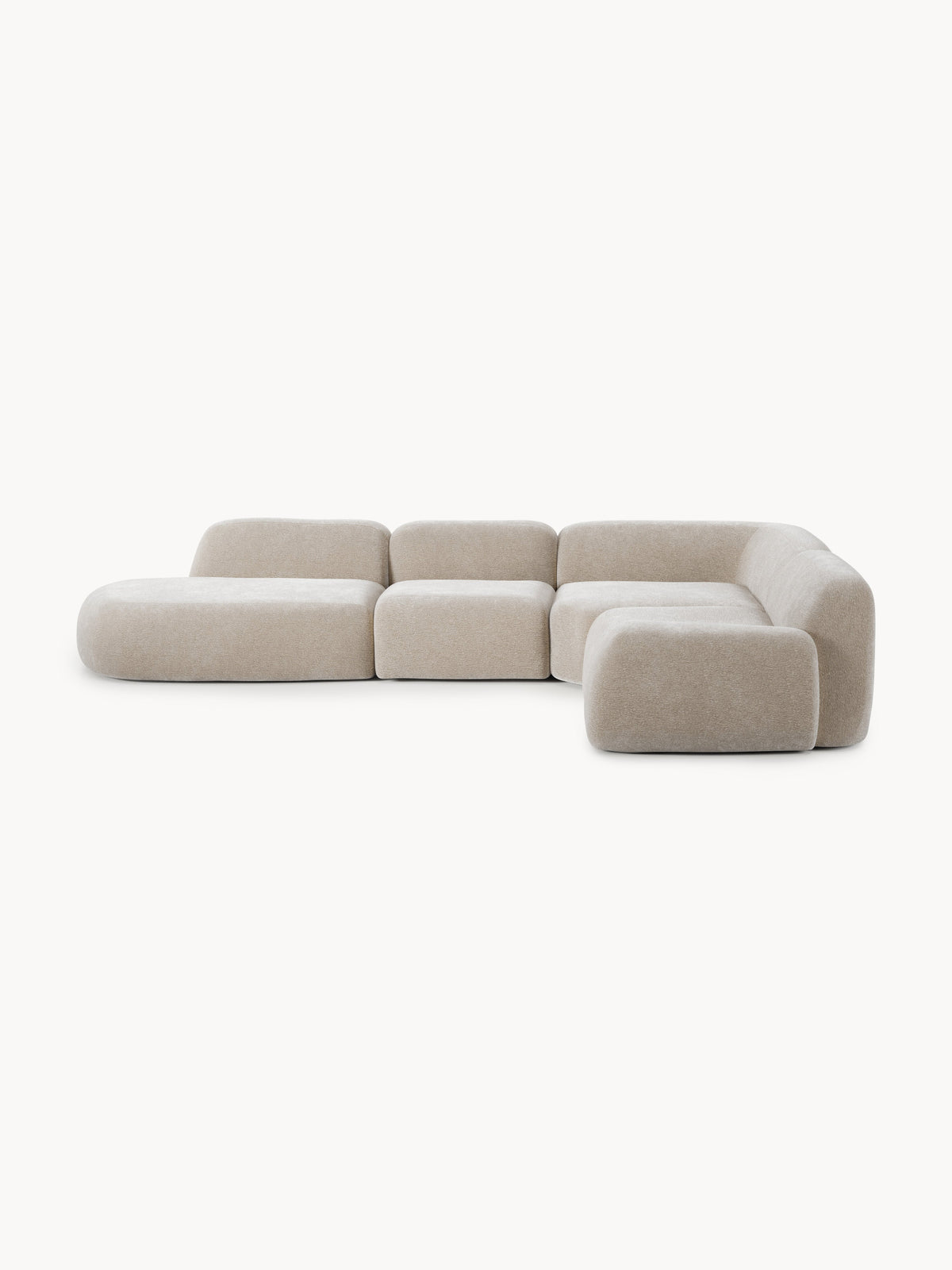 Wolkrath XL Modular Corner Sofa with Chaise Longue