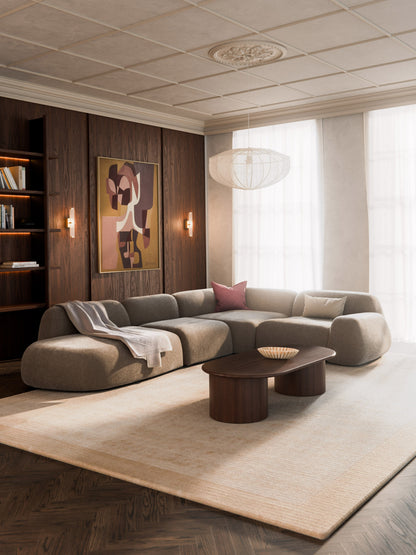 Wolkrath XL Modular Corner Sofa with Chaise Longue